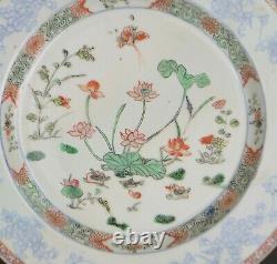 A Kangxi Period Chinese Famille Verte Porcelain Plate