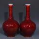 A Pair Chinese Porcelain Handmade Exquisite Vases 16735