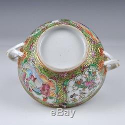 A Perfect Chinese Porcelain 19th Century Canton Famille Rose Tureen