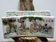 Antique Chinese Hand Painted Famille Rose Porcelain Pillow