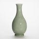 An Antique Chinese Celadon Porcelain Bottle Vase, Ming Dynasty