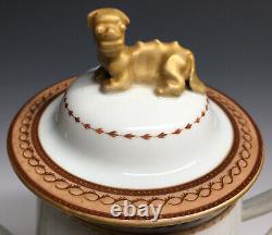 Antique 18th C. Chinese Export Armorial Porcelain Teapot Tea Coffee Pot
