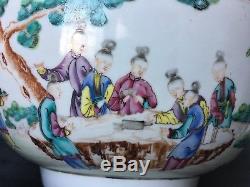 Antique 18th C Chinese Export Porcelain Punch Bowl
