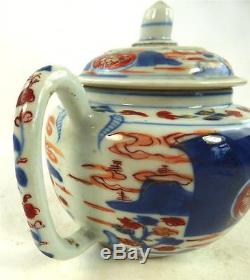 Antique 18th Century Chinese Imari Porcelain Teapot Qianlong