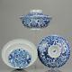 Antique 19th Century Guangxu Period Chinese Porcelain Bowls Se Asian Market C