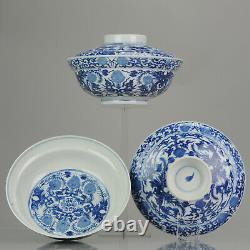 Antique 19th Century Guangxu Period Chinese Porcelain Bowls SE Asian Market C