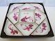 Antique C1830 Chinese New Year Party Candy Porcelain Trays In Wooden Case