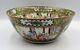 Antique Cantonese Chinese 19thc Porcelain Large Punch Bowl Scenes Famille Rose