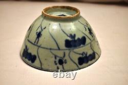 Antique Chinese Blue And White Porcelain Bowls From The Ship Wrecked Tek SingA0