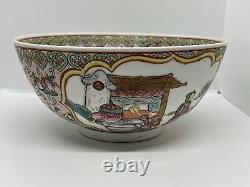 Antique Chinese Bowl Porcelain Glaze Republic Period 10