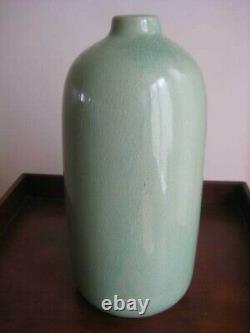 Antique Chinese Celadon Crackle Vase Sleeve Vase Qing Dynasty