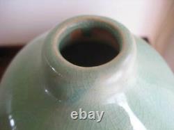 Antique Chinese Celadon Crackle Vase Sleeve Vase Qing Dynasty