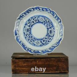 Antique Chinese Domestic Market ca 16th c Porcelain China Plate Wanli Lo