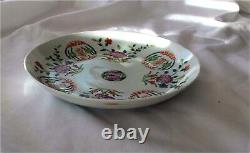 Antique Chinese Export Porcelain Bowl Famille Rose enamel Qing / Daoguang mark