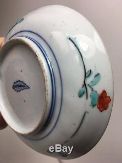 Antique Chinese Export Porcelain saucer plate With Kangxi Mark