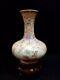 Antique Chinese Late Qing Famille Rose Bird And Flowers Porcelain Bottle Vase