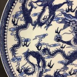 Antique Chinese Plate Blue and White Porcelain Dish Ming Dynasty-Yongle