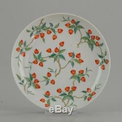 Antique Chinese Plate Qing Dynasty 19th Daoguang Porcelain Artist Marked