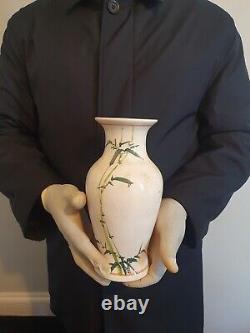 Antique Chinese Porcelain Bamboo Vase