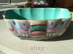 Antique Chinese Porcelain Bowl Butterfly Tongzhi Famille Rose