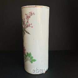 Antique Chinese Porcelain Brush Pot / Hat stand Late Qing / Republic #938