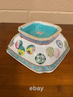 Antique Chinese Porcelain Ceramic Enamel Bowl