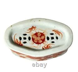 Antique Chinese Porcelain Cricket Box with Lid