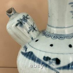 Antique Chinese Porcelain Ewer Qing Dynasty Very Rare(As Is)