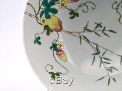 Antique Chinese Porcelain Famille-Rose Balsam Pear Decorated Jiaqing Seal Bowl
