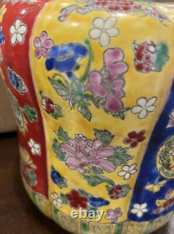 Antique Chinese Porcelain Ginger Lidded Jar Vase