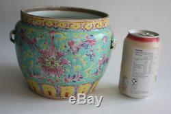 Antique Chinese Porcelain Hand Painted Colorful Pot