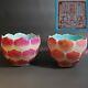 Antique Chinese Porcelain Lotus Bowls Or Flower Pot Jardiniere, Marked Daoguang