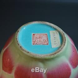Antique Chinese Porcelain Lotus Bowls or Flower Pot Jardiniere, Marked Daoguang