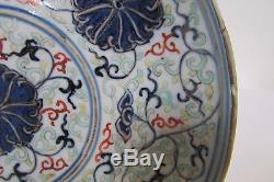 Antique Chinese Porcelain Plate With Guangxu Mark