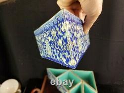 Antique Chinese Porcelain Tangram On Wood Tray