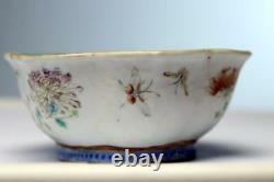Antique Chinese Porcelain Tongzhi Lotus Leaf Bowl