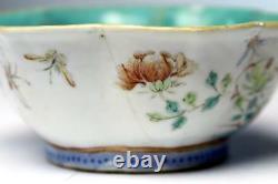 Antique Chinese Porcelain Tongzhi Lotus Leaf Bowl