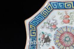 Antique Chinese Porcelain Tribute Plate 1862 to 1874