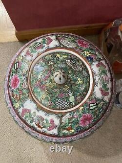 Antique Chinese Porcelain Vase Da Qing Qianlong Nian Zhi Mark