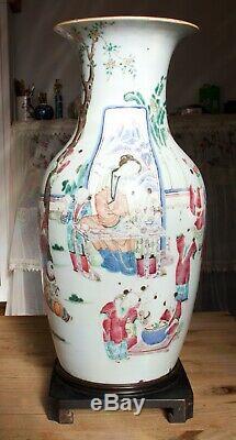 Antique Chinese Porcelain Vase Tongzhi Period 19th Centry Qing