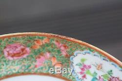 Antique Chinese Qing Dynasty Rose Mandarin dish