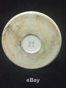 Antique Chinese Republic Period Porcelain Brush Pot Hongxian Mark