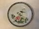 Antique Chinese Republic Period Porcelain Plate With Bird & Floral Decoration