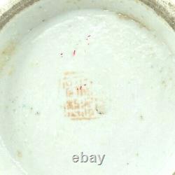 Antique Chinese Tongzhi famille rose Ceramic Porcelain Footed Bowl