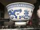 Antique Chinese Blue And White Porcelain Bowl With Marks