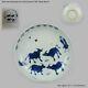 Antique Chinese Ca 1600-1640 C Porcelain China Plate Cows And Shepperd