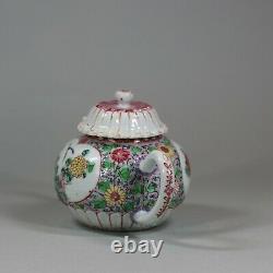 Antique Chinese chrysanthemum famille-rose teapot, Yongzheng (1723-1735)