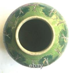 Antique Chinese hand Glazed porcelain Jar, Qing Dynasty, 19 century