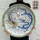 Antique Chinese Porcelain Charger Dragon & Phoenix, Late Qing / Republic #969