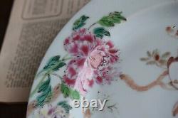 Antique Chinese porcelain plate first half of 18th C Yongzheng / Qianlong